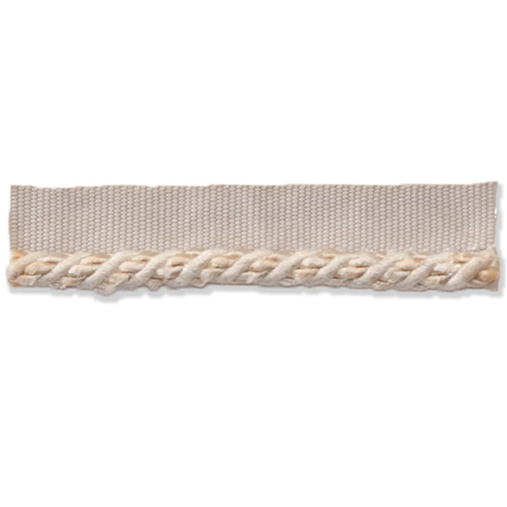 Cristabel 6 Vanilla by Stout Designer Trim ART OF DESIGN TRIM-2 CORDS 53%COT 47%SVI CHINA Horizontal: 0.000 and Vertical: 0.000 0.25 in - Swanky Fabrics -