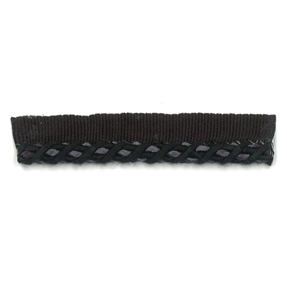 Cristabel 9 Ebony by Stout Designer Trim ART OF DESIGN TRIM-2 CORDS 53%COT 47%SVI CHINA Horizontal: 0 and Vertical: 0 0.25 in - Swanky Fabrics -