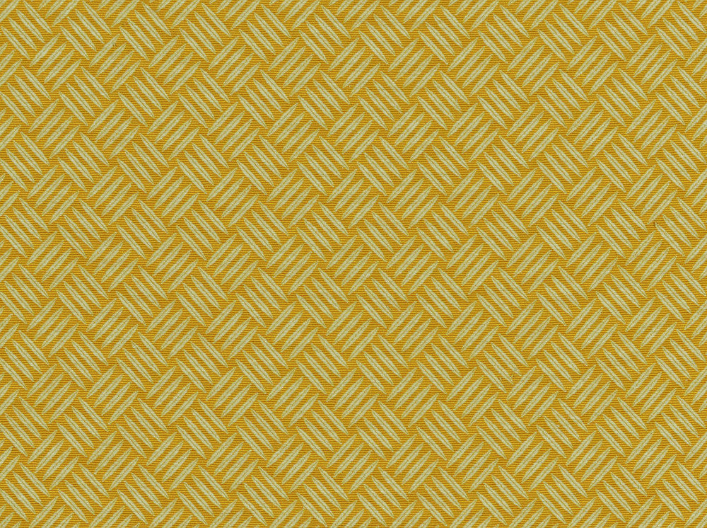 Criss Cross Citrine 831 by Covington Designer Fabric our website for purchase 55% Cotton/45% Polyester Taiwan Roc 50000 Horizontal: 1.25" and Vertical: 1.25" 55" - Swanky Fabrics -