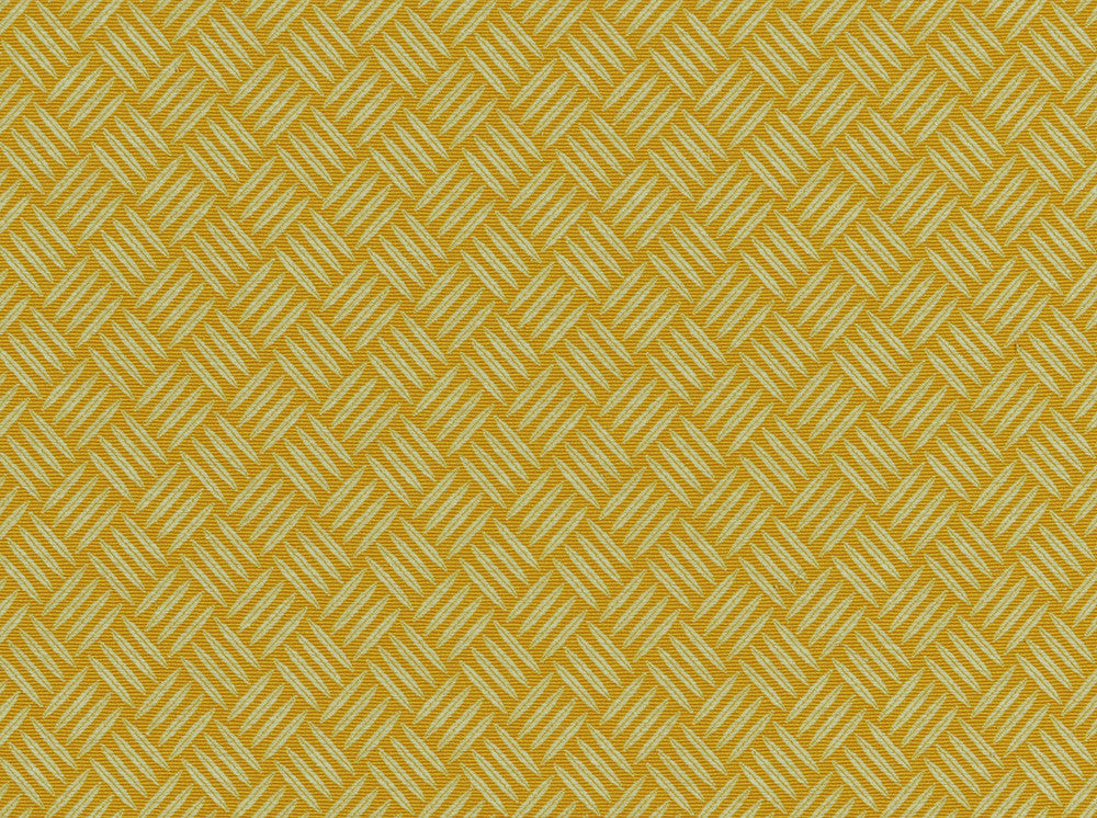 Criss Cross Citrine 831 by Covington Designer Fabric 55% COTTON/45% POLYESTER TAI 50000 Horizontal: 1.25 and Vertical: 1.25 54 - Swanky Fabrics -