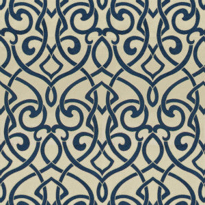 Critique 4 Indigo by Stout Designer Fabric