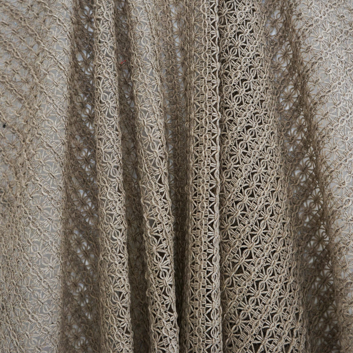 CROCHET 32SJ101 by JF Designer Fabric JF Studio 80% Wool, 20% Polyester Italy  Horizontal: 1.25 and Vertical: 1 51  - Swanky Fabrics -