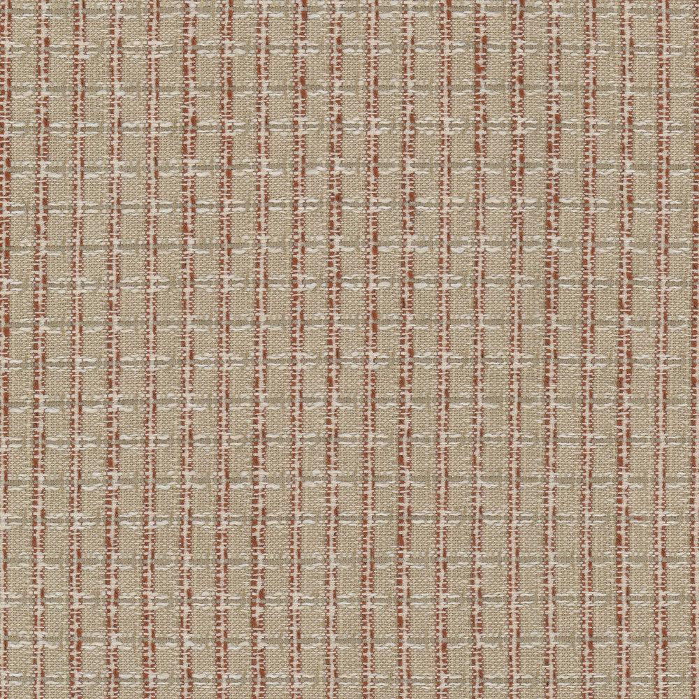 Curley 2 Cayenne by Stout Designer Fabric RAINBOW LIBRARY GINGER/POPPY 100%POL CHINA Horizontal: 4.500 and Vertical: 3.875 56 in - Swanky Fabrics -