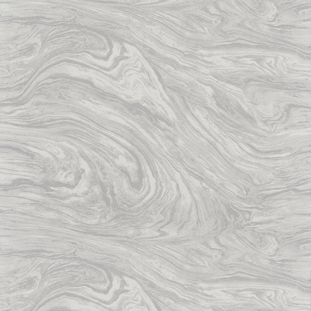 WAVES Ivory and Grey CW10029 by Coraggio Designer Wallpaper