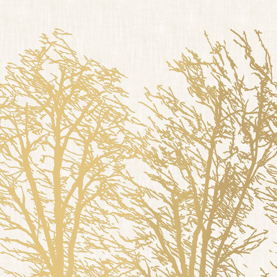 INVERNO MURAL Cream/Gold CWM10091 by Coraggio Designer Wallpaper