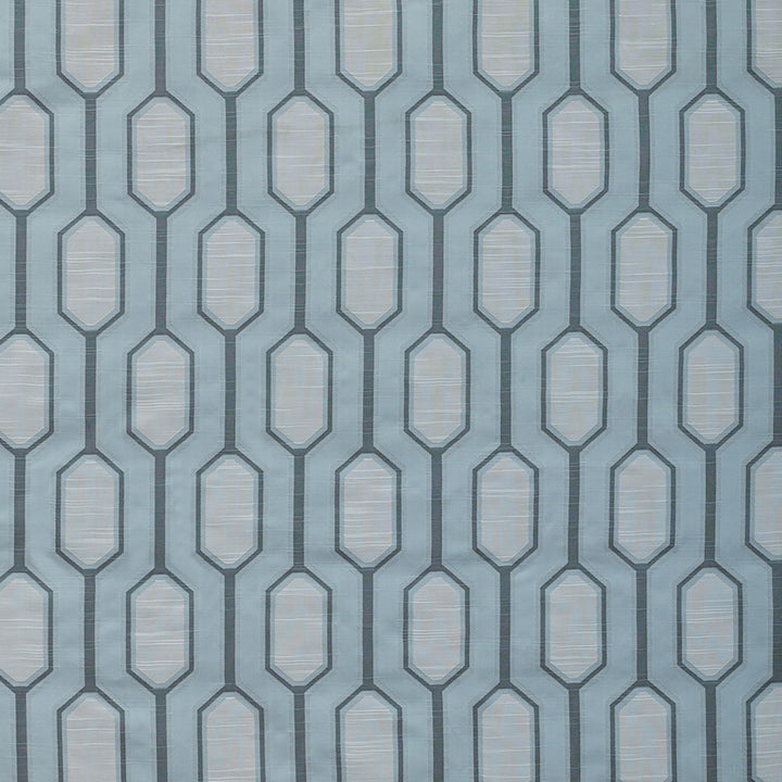 Calistoga E Light Blue by Europatex Designer Fabric Calistoga 66% Polyester, 17% Viscose, 17% Cotton 4.92 H" , 8.58" V 55.00 inches - Swanky Fabrics -