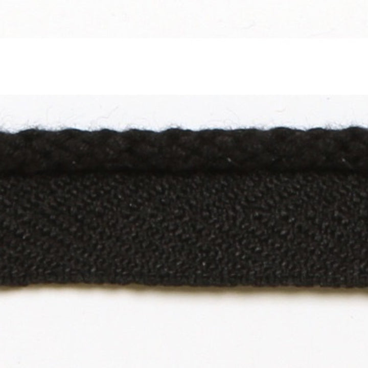 Calypso Black by Europatex Designer Fabric Designers Choice 61% Fibranne, 37% Polyester, 2% Nylon 0.25 inches - Swanky Fabrics -
