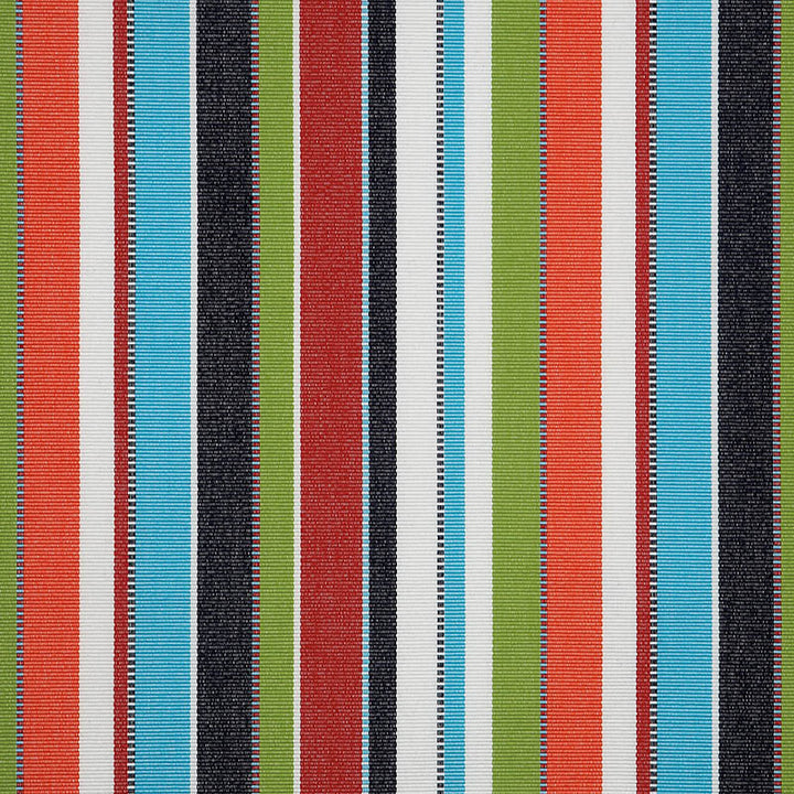 7774 Carousel Confetti by Sunbrella Designer Fabric Cushion Furniture Drapery Fabrics > Sunbrella Stripes 100% Acrylic USA or Imported 9" 54" - Swanky Fabrics -