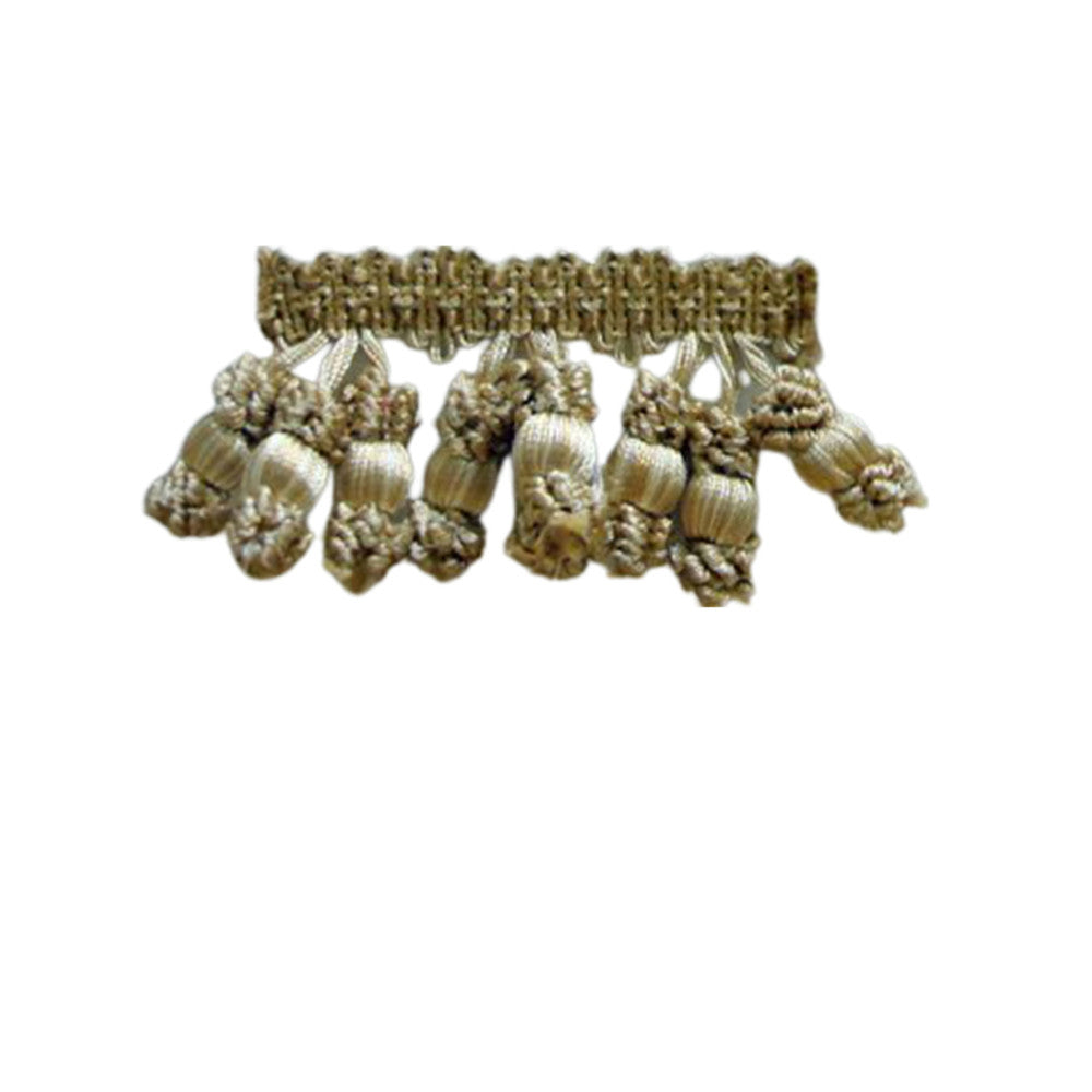 Carriage Oatmeal by Europatex Designer Fabric Carriage House 40% Polyester, 40% Rayon, 20% Wood 1" 2.25 inches - Swanky Fabrics -