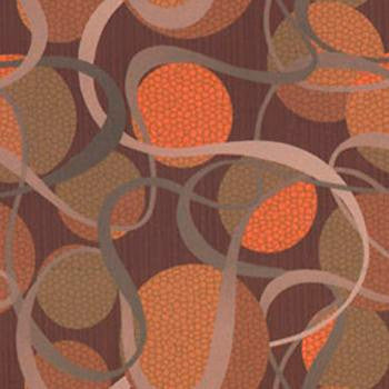 Celebration Persimmon by Morbern Designer Fabric See sample 100% Vinyl  500000 Horizontal: 12.0" and Vertical: 12.75" 54"  - Swanky Fabrics -