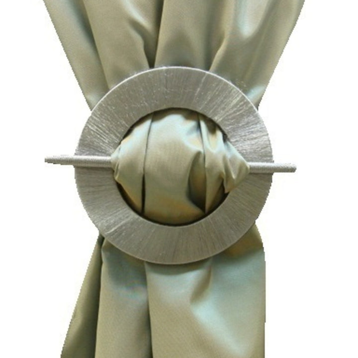 Columbus Silver by Europatex Designer Fabric Columbus 85% Wood, 15% Polyester 6.50 inches - Swanky Fabrics -