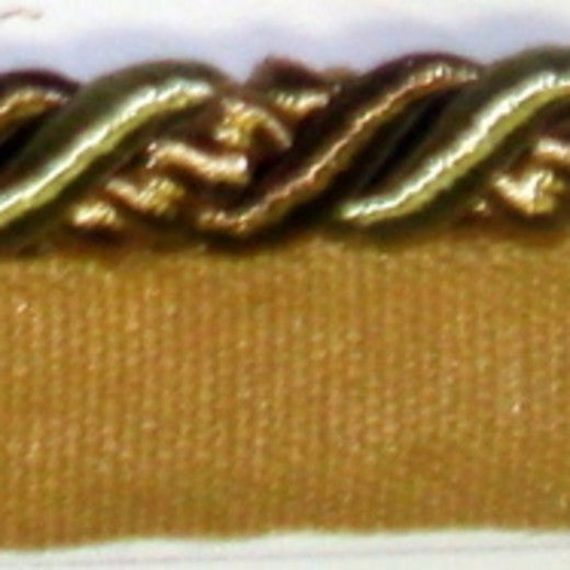 Cord Col. 7317 - Celery by Europatex Designer Fabric Cord 100% Polyester China See Sample Horizontal: N/A and Vertical: N/A 0.38 inches  - Swanky Fabrics -