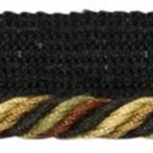 Countryside 1/4" Cord Col. Ebony by Europatex Designer Fabric Countryside 50% Polyester / 50% Rayon China See Sample Horizontal: N/A and Vertical: N/A 0.25 inches  - Swanky Fabrics -