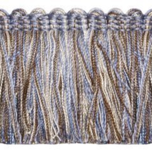 Countryside 2" Brushed Fringe Col. Dutchess by Europatex Designer Fabric Countryside 50% Polyester / 50% Rayon China See Sample Horizontal: N/A and Vertical: N/A 2.00 inches  - Swanky Fabrics -