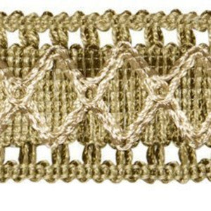 Diamond Border Col. Oregano by Europatex Designer Fabric