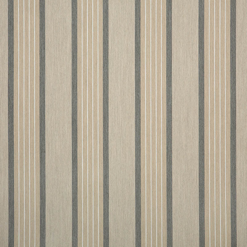 58036 Cove Pebble by Sunbrella Designer Fabric Cushion Furniture Drapery Fabrics > Sunbrella Stripes 100% Acrylic USA or Imported 6.79" 54" - Swanky Fabrics -