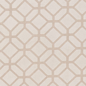 D1066 Ivory Geometric by Charlotte Designer Fabric