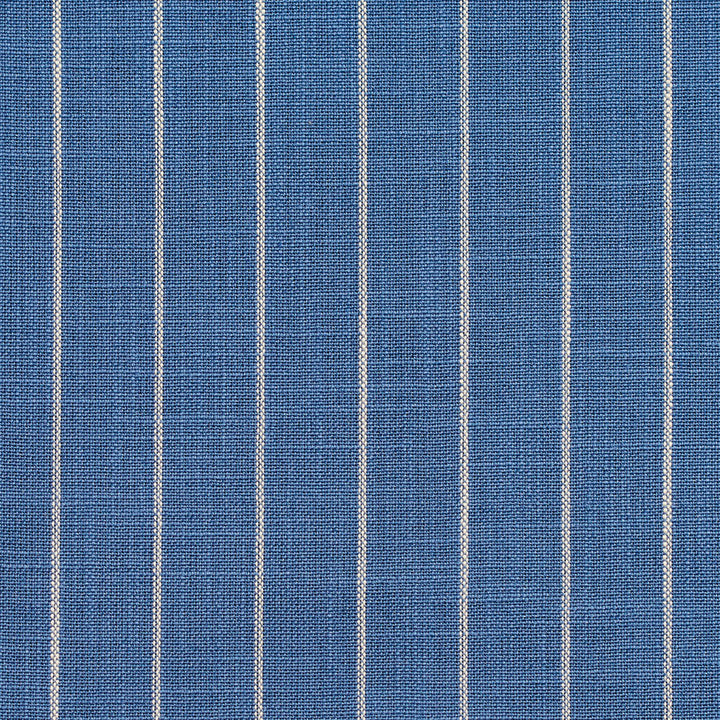 D109 Wedgewood Pinstripe by Charlotte Designer Fabric Clubhouse Collection 100% Woven Polyester Asia Exceeds 120,000 Wyzenbeek Rubs (Heavy Duty) Horizontal: 1" 54 Inches - Swanky Fabrics -