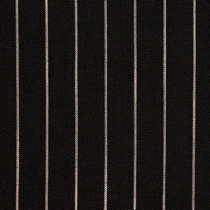 D110 Onyx Pinstripe by Charlotte Designer Fabric