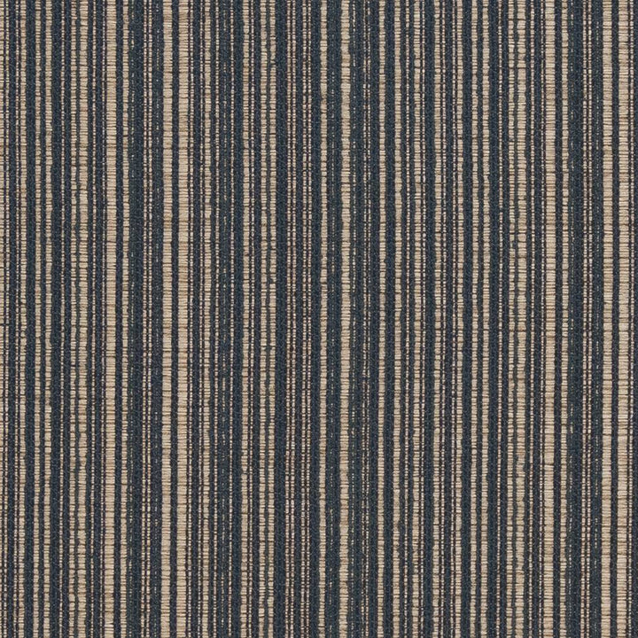 D1213 Indigo by Charlotte Designer Fabric Mid Century Textures 100% Woven Polyester China Exceeds 100,000 Wyzenbeek Rubs (Heavy Duty) No Repeat 54 Inches - Swanky Fabrics -