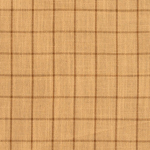 D121 Wheat Checkerboard by Charlotte Designer Fabric
