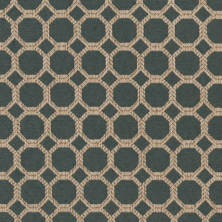 D1228 Jade Honeycomb by Charlotte Designer Fabric Mid Century Textures 100% Woven Polyester China Exceeds 100,000 Wyzenbeek Rubs (Heavy Duty) Horizontal 1.75" x Vertical 1.75" 54 Inches - Swanky Fabrics -