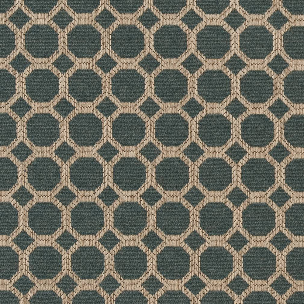 D1228 Jade Honeycomb by Charlotte Designer Fabric Mid Century Textures 100% Woven Polyester Asia Exceeds 100,000 Wyzenbeek Rubs (Heavy Duty) </p><p>Repeat: Horizontal: 1.75" x Vertical: 1.75" 54 Inches - Swanky Fabrics -