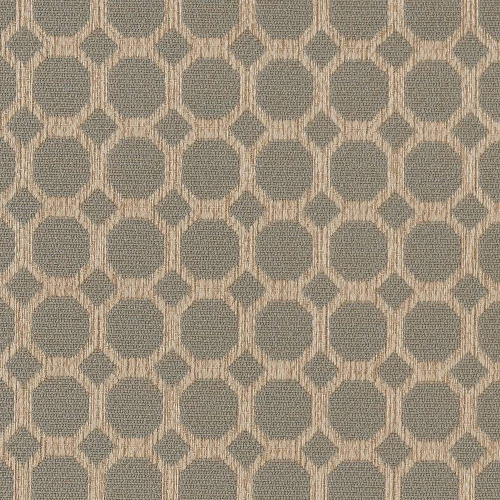 D1229 Mist Honeycomb by Charlotte Designer Fabric Mid Century Textures 100% Woven Polyester Asia Exceeds 100,000 Wyzenbeek Rubs (Heavy Duty) </p><p>Repeat: Horizontal: 1.75" x Vertical: 1.75" 54 Inches - Swanky Fabrics -