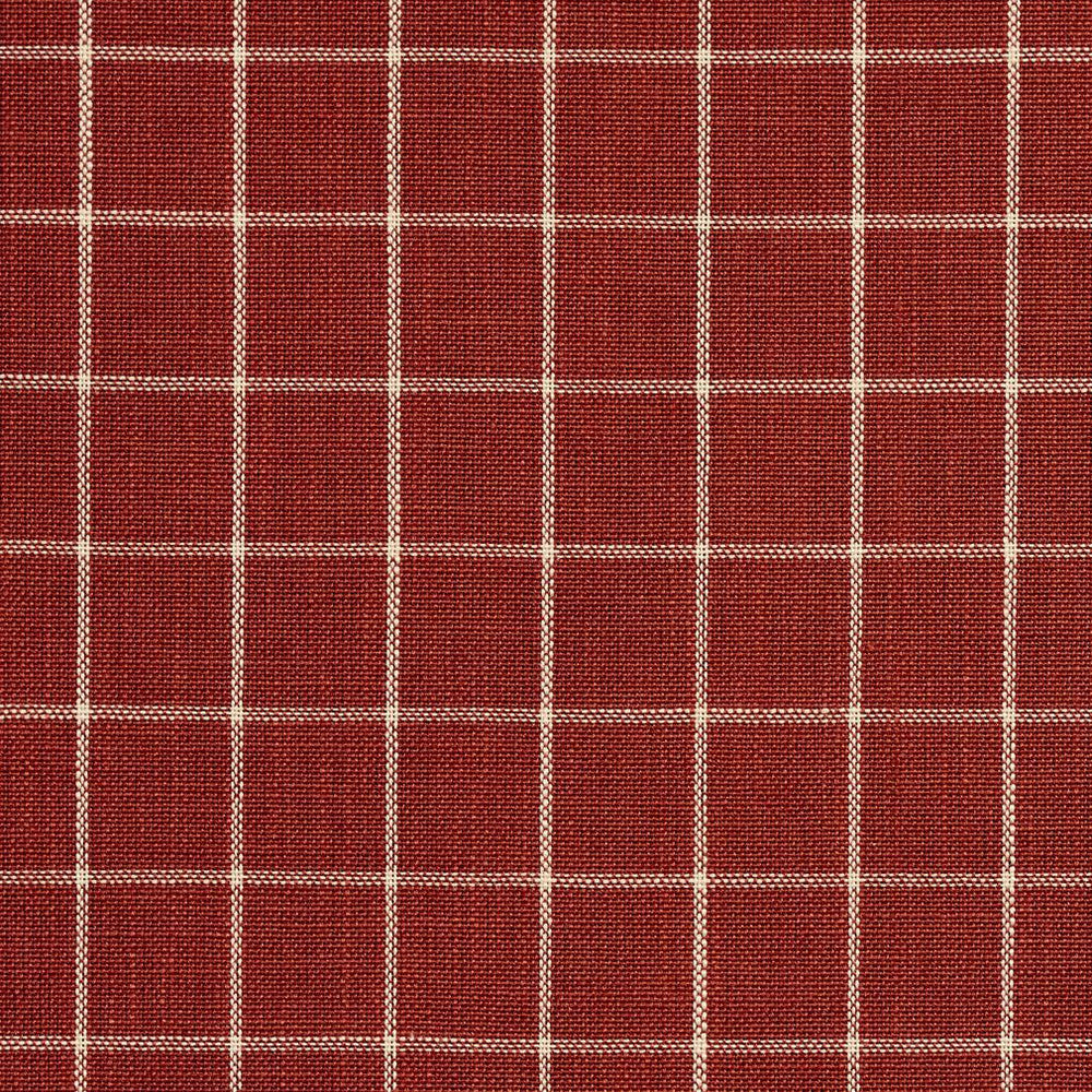 D122 Brick Checkerboard by Charlotte Designer Fabric Clubhouse Collection 100% Woven Polyester Asia Exceeds 120,000 Wyzenbeek Rubs (Heavy Duty) Horizontal: 1" x Vertical: 1" 54 Inches - Swanky Fabrics -