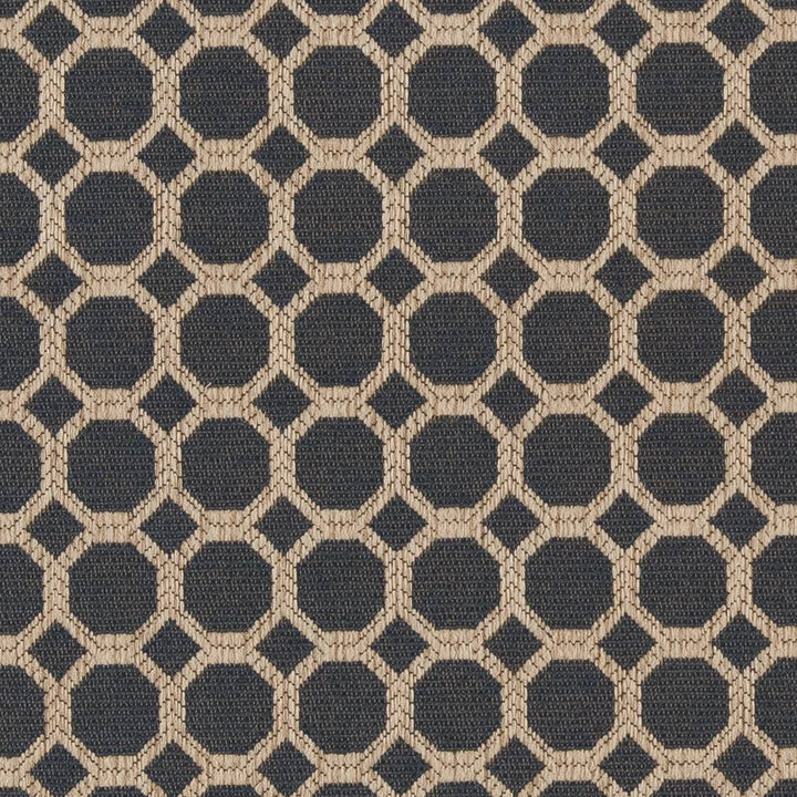 D1230 Indigo Honeycomb by Charlotte Designer Fabric Mid Century Textures 100% Woven Polyester China Exceeds 100,000 Wyzenbeek Rubs (Heavy Duty) Horizontal 1.75" x Vertical 1.75" 54 Inches - Swanky Fabrics -
