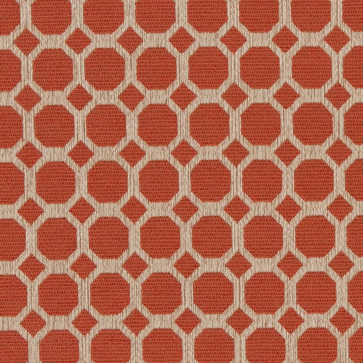 D1231 Spice Honeycomb by Charlotte Designer Fabric Mid Century Textures 100% Woven Polyester China Exceeds 100,000 Wyzenbeek Rubs (Heavy Duty) Horizontal 1.75" x Vertical 1.75" 54 Inches - Swanky Fabrics -