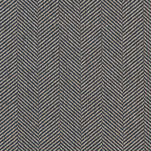 D1237 Indigo Chevron by Charlotte Designer Fabric