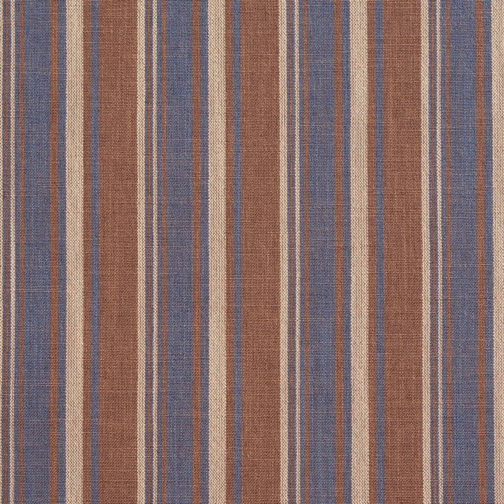 D130 Wedgewood Stripe by Charlotte Designer Fabric Clubhouse Collection 100% Woven Polyester Asia Exceeds 120,000 Wyzenbeek Rubs (Heavy Duty) Horizontal: 3.75" 54 Inches - Swanky Fabrics -