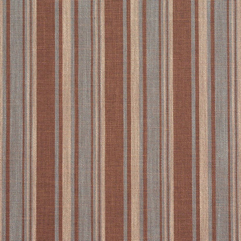 D132 Cornflower Stripe by Charlotte Designer Fabric Clubhouse Collection 100% Woven Polyester Asia Exceeds 120,000 Wyzenbeek Rubs (Heavy Duty) Horizontal: 3.75" 54 Inches - Swanky Fabrics -