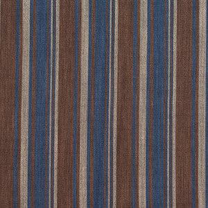 D134 Indigo Stripe by Charlotte Designer Fabric