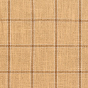 D135 Wheat Windowpane by Charlotte Designer Fabric