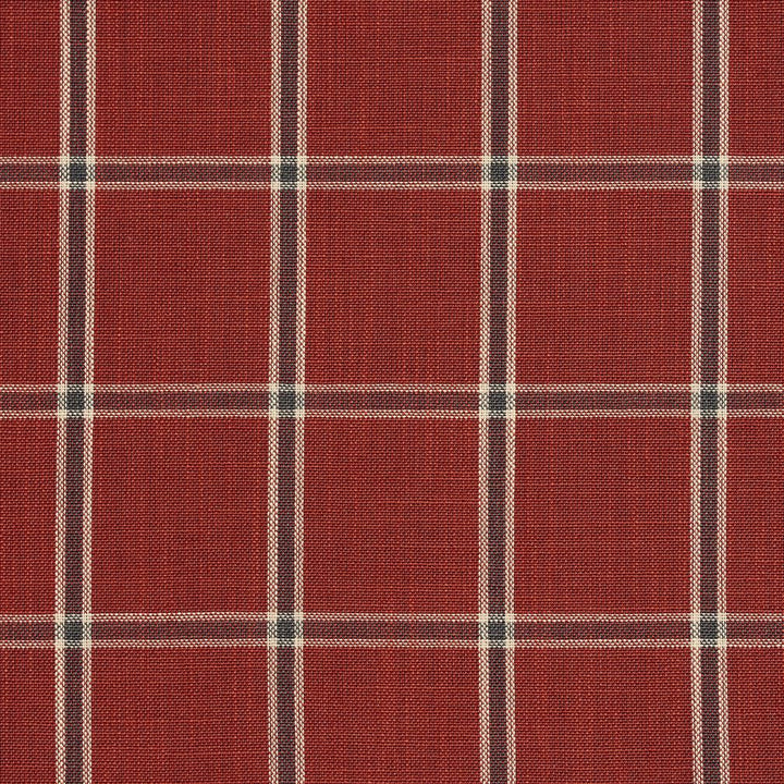 D136 Brick Windowpane by Charlotte Designer Fabric Clubhouse Collection 100% Woven Polyester Asia Exceeds 120,000 Wyzenbeek Rubs (Heavy Duty) Horizontal: 2.75" x Vertical: 2.75" 54 Inches - Swanky Fabrics -
