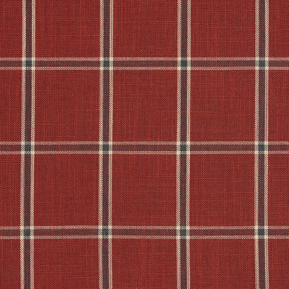 D136 Brick Windowpane by Charlotte Designer Fabric Clubhouse Collection 100% Woven Polyester Asia Exceeds 120,000 Wyzenbeek Rubs (Heavy Duty) Horizontal: 2.75" x Vertical: 2.75" 54 Inches - Swanky Fabrics -