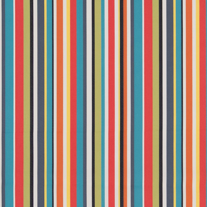 D1422 Fiesta Stripe by Charlotte Designer Fabric Vibrant Wovens 100% Polypropylene Europe Exceeds 100,000 Wyzenbeek Rubs (Heavy Duty) </p><p>Repeat: Vertical: 9.5" 54 Inches - Swanky Fabrics -