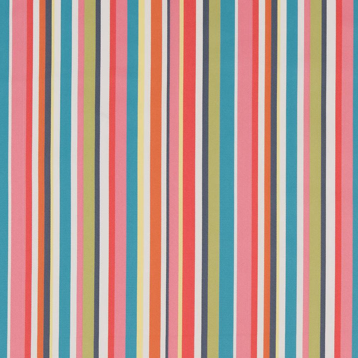 D1425 Festival Stripe by Charlotte Designer Fabric Vibrant Wovens 100% Woven Polypropylene Europe Exceeds 100,000 Wyzenbeek Rubs (Heavy Duty) Vertical 9.5" 54 Inches - Swanky Fabrics -