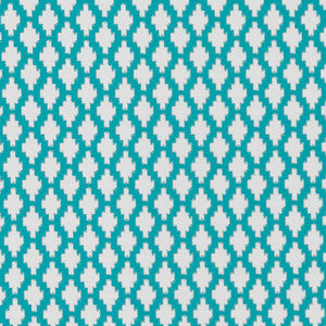 D1426 Aqua Inca by Charlotte Designer Fabric