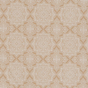 D1432 Sandstone Mandala by Charlotte Designer Fabric