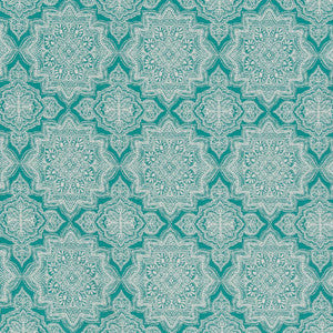 D1434 Lagoon Mandala by Charlotte Designer Fabric