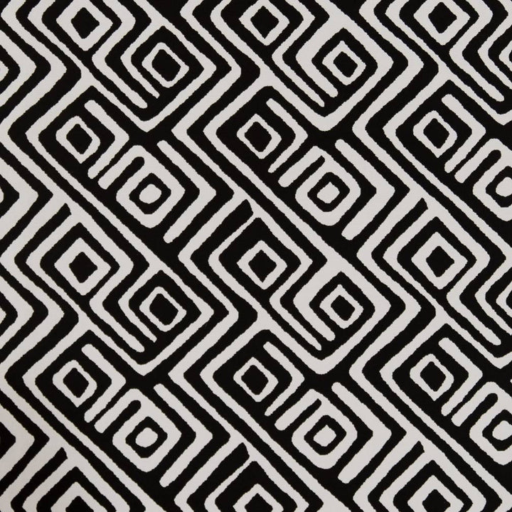 D1441 Onyx Labyrinth by Charlotte Designer Fabric Vibrant Wovens 100% Woven Polypropylene Europe Exceeds 100,000 Wyzenbeek Rubs (Heavy Duty) Horizontal 14" x Vertical 9.5" 54 Inches - Swanky Fabrics -