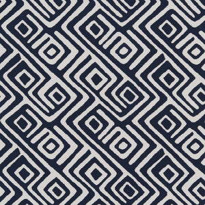 D1442 Nautical Labyrinth by Charlotte Designer Fabric