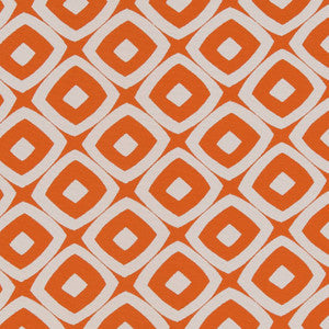 D1457 Tangerine Mayan by Charlotte Designer Fabric
