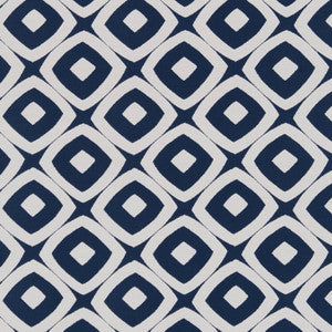 D1458 Indigo Mayan by Charlotte Designer Fabric
