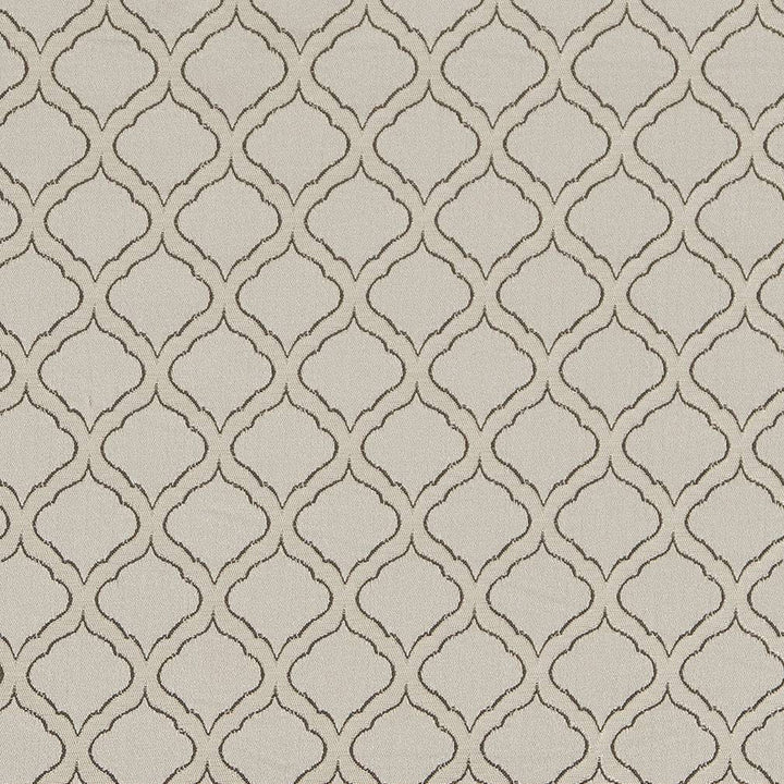 D1537 Platinum Ogee by Charlotte Designer Fabric Elegant Damasks 100% Woven Polyester Turkey Exceeds 50,000 Wyzenbeek Rubs (Heavy Duty) Horizontal 2" x Vertical 2" 54 Inches - Swanky Fabrics -