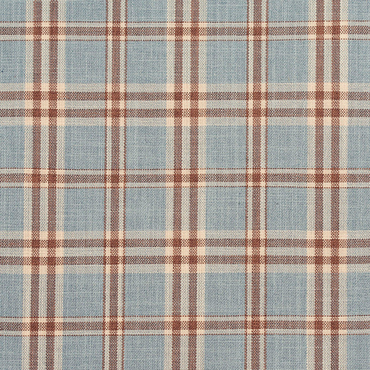D153 Cornflower Tartan by Charlotte Designer Fabric Clubhouse Collection 100% Woven Polyester Asia Exceeds 120,000 Wyzenbeek Rubs (Heavy Duty) </p><p>Repeat: Horizontal: 3.75" x Vertical: 3.75" 54 Inches - Swanky Fabrics -