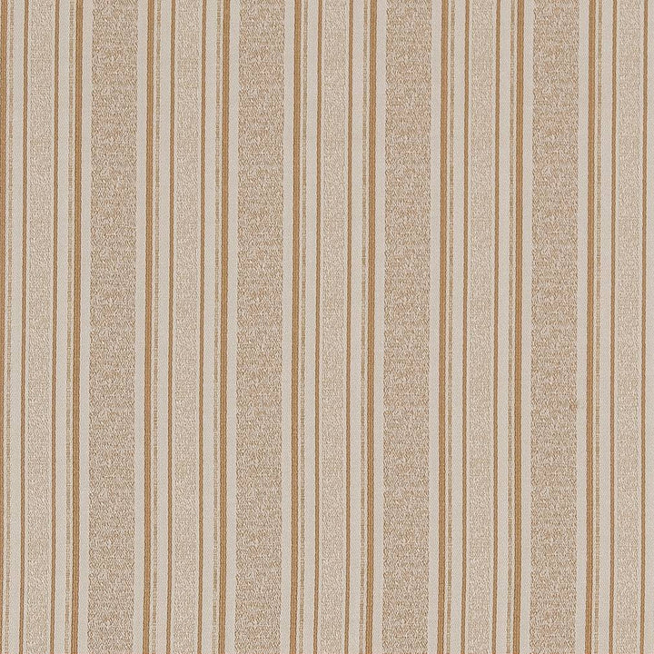 D1543 Parchment Stripe by Charlotte Designer Fabric Elegant Damasks 100% Woven Polyester Turkey Exceeds 50,000 Wyzenbeek Rubs (Heavy Duty) Horizontal 2.25" 54 Inches - Swanky Fabrics -